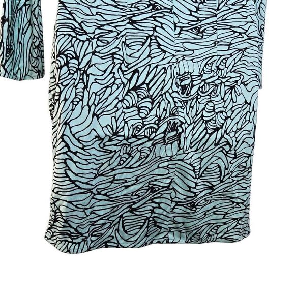 Mara Hoffman V-Neck Silk Dress Long Sleeve - Picture 6 of 7